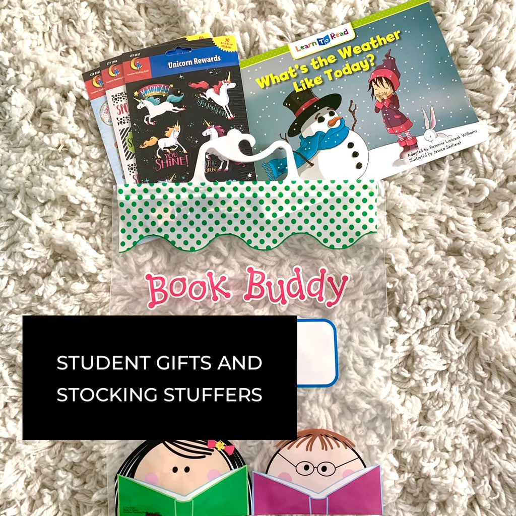 Holiday Stickers, Stocking Stuffers, Gift for Teachers, Unicorn